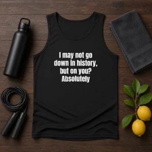 Hot I May Not Go Down In History But On You Absolutely Tank Top