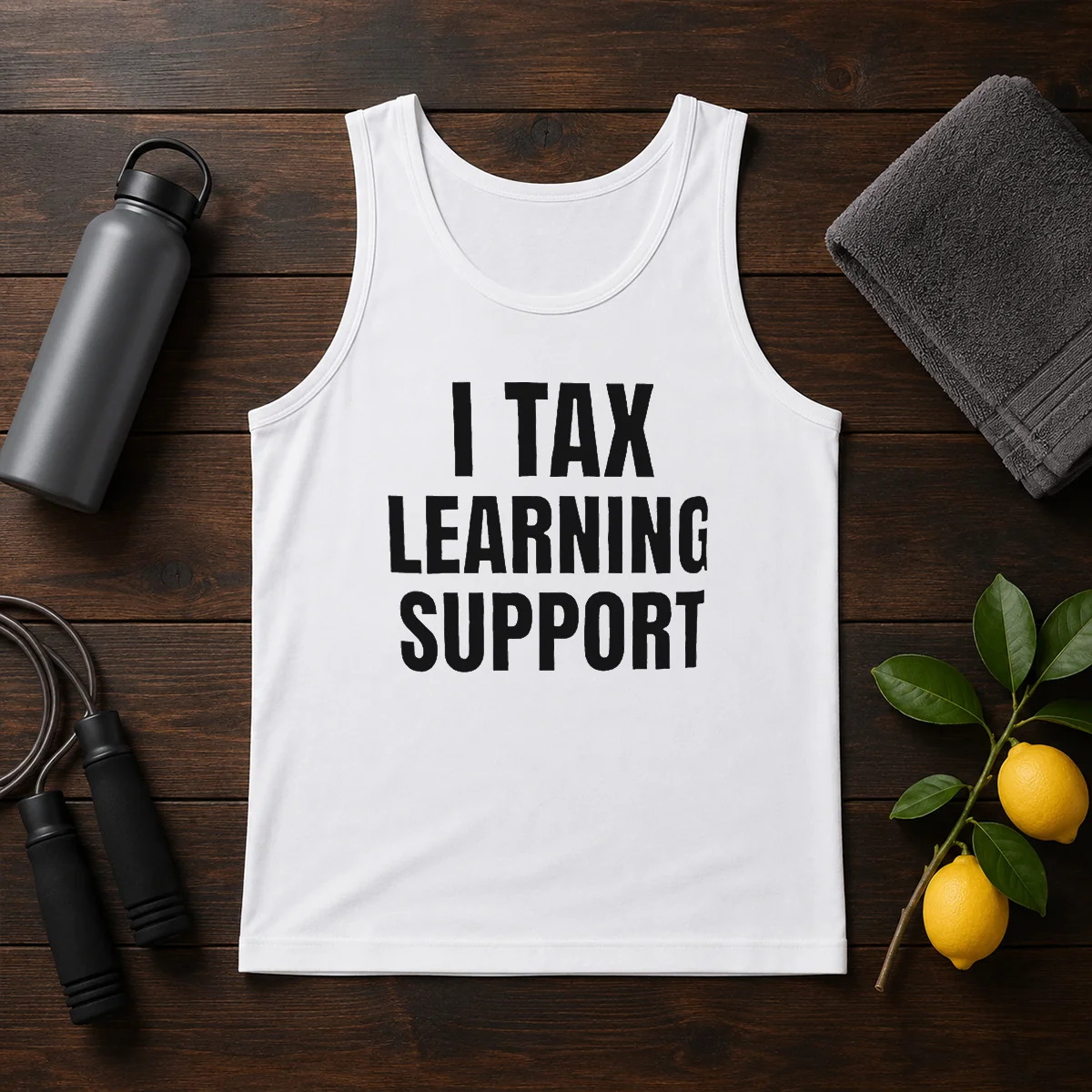 Hot I Tax Learning Support Tank Top