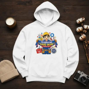 Hot Labour Day Celebration Anime For Proud Workers Hoodie