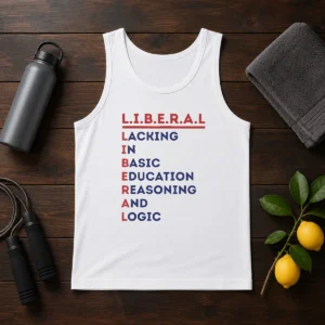 Hot Liberal Lacking In Basic Education Reasoning And Logic Tank Top