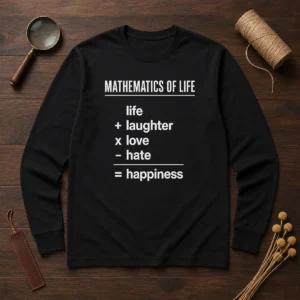 Hot Mathematics Of Life Long Sleeve Shirt