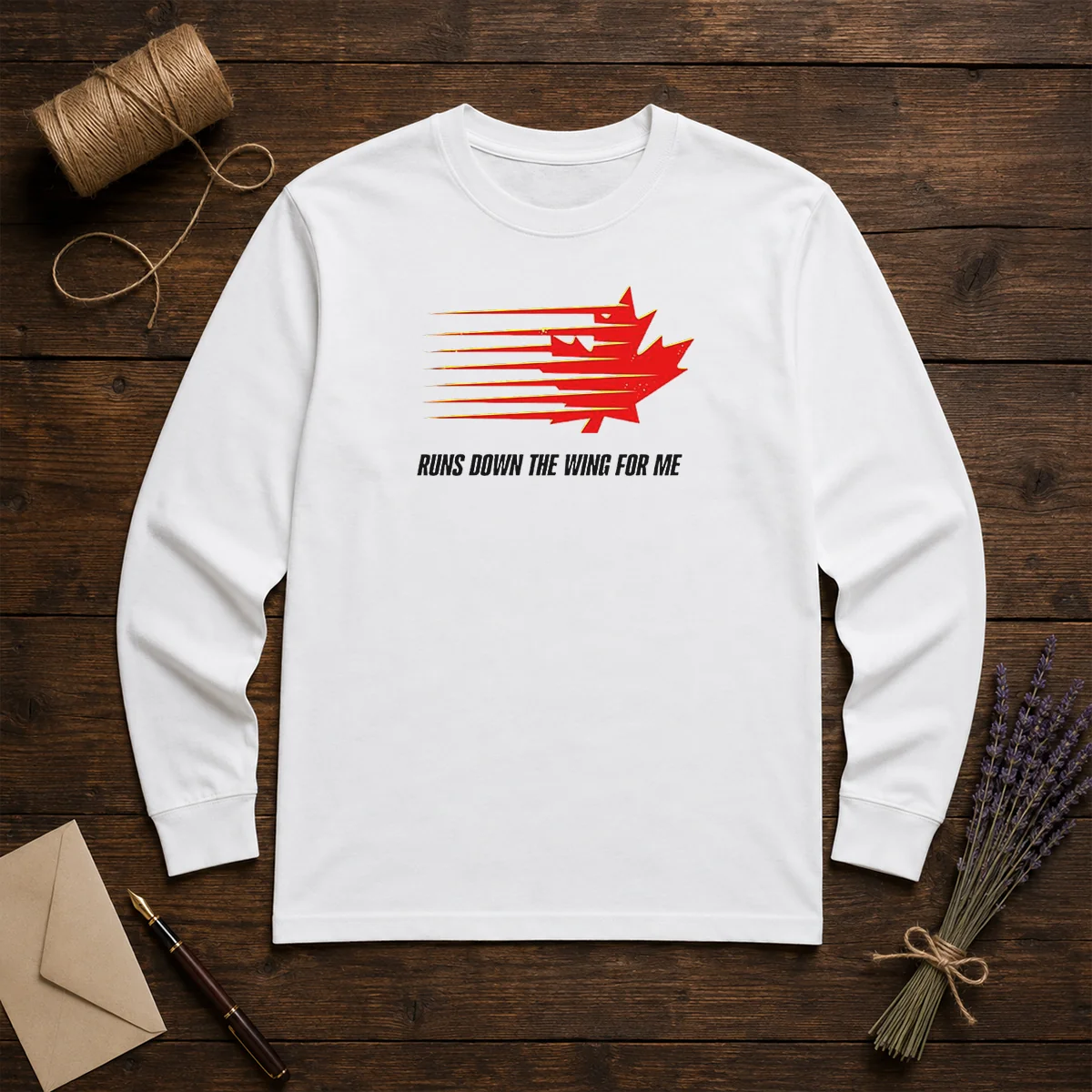 Hot Mitch Marner Toronto Maple Leafs Runs Down The Wing For Me Long Sleeve Shirt