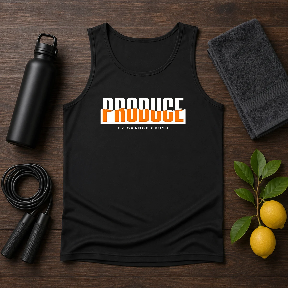 Hot Produce By Orange Crush Logo Tank Top