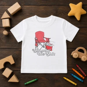Hot Shooting The Shit Backyard BBQ Kids T-Shirt