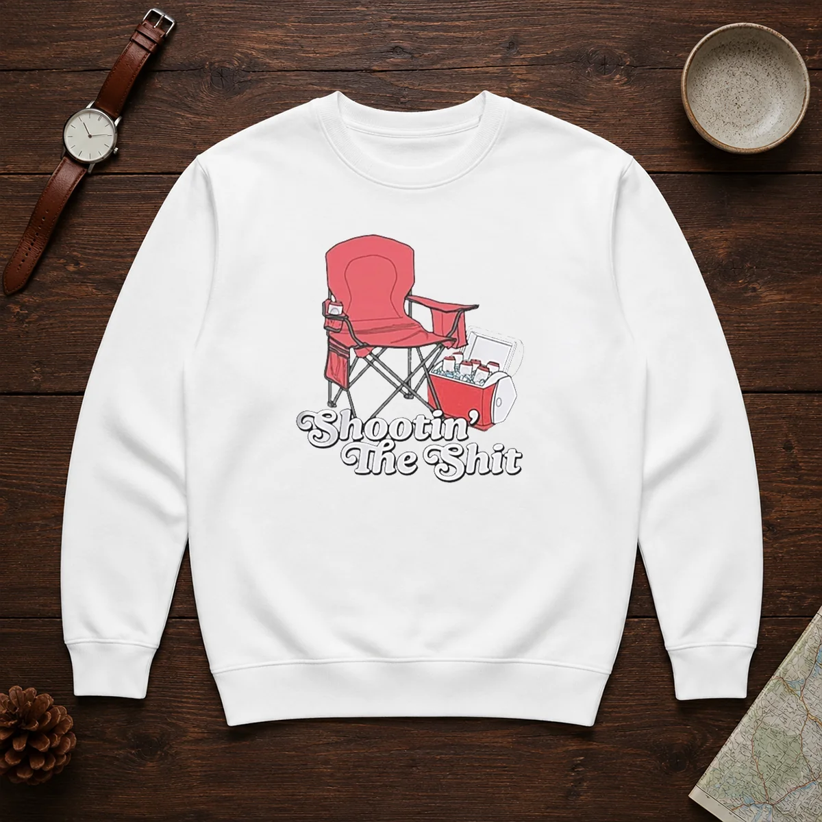 Hot Shooting The Shit Backyard BBQ Sweater
