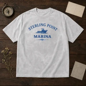 Hot Sterling Point Marina Ellis Washed T-Shirt