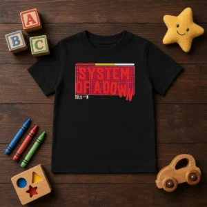 Hot System Of A Down Berlin Germany Olympiastadion On July 8 2026 Down Text Kids T-Shirt