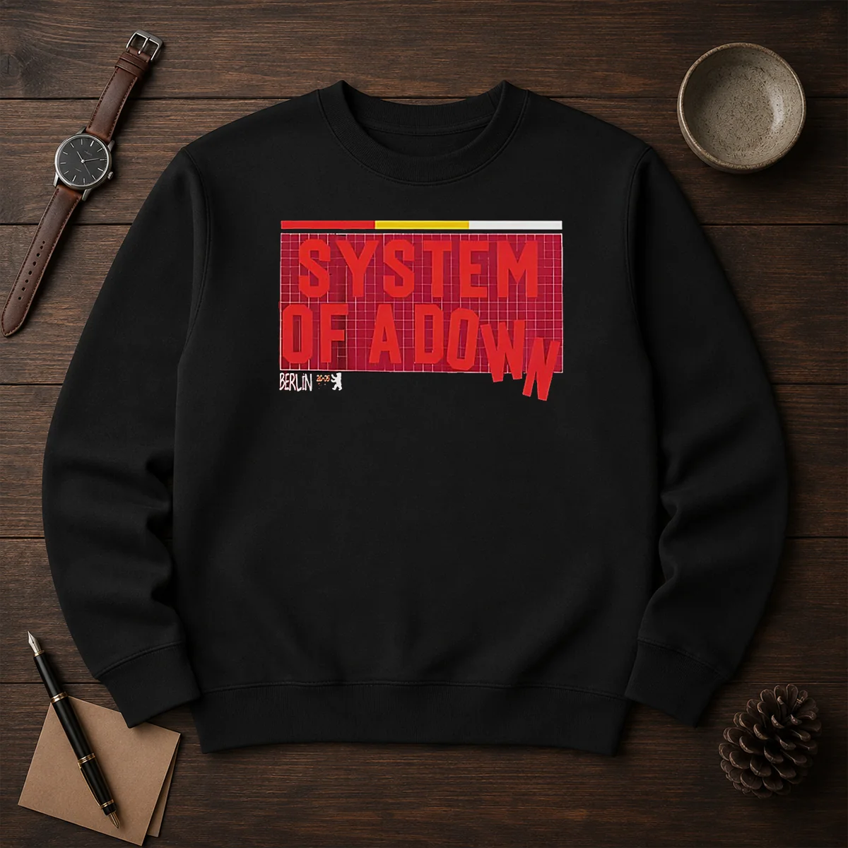 Hot System Of A Down Berlin Germany Olympiastadion On July 8 2026 Down Text Sweater