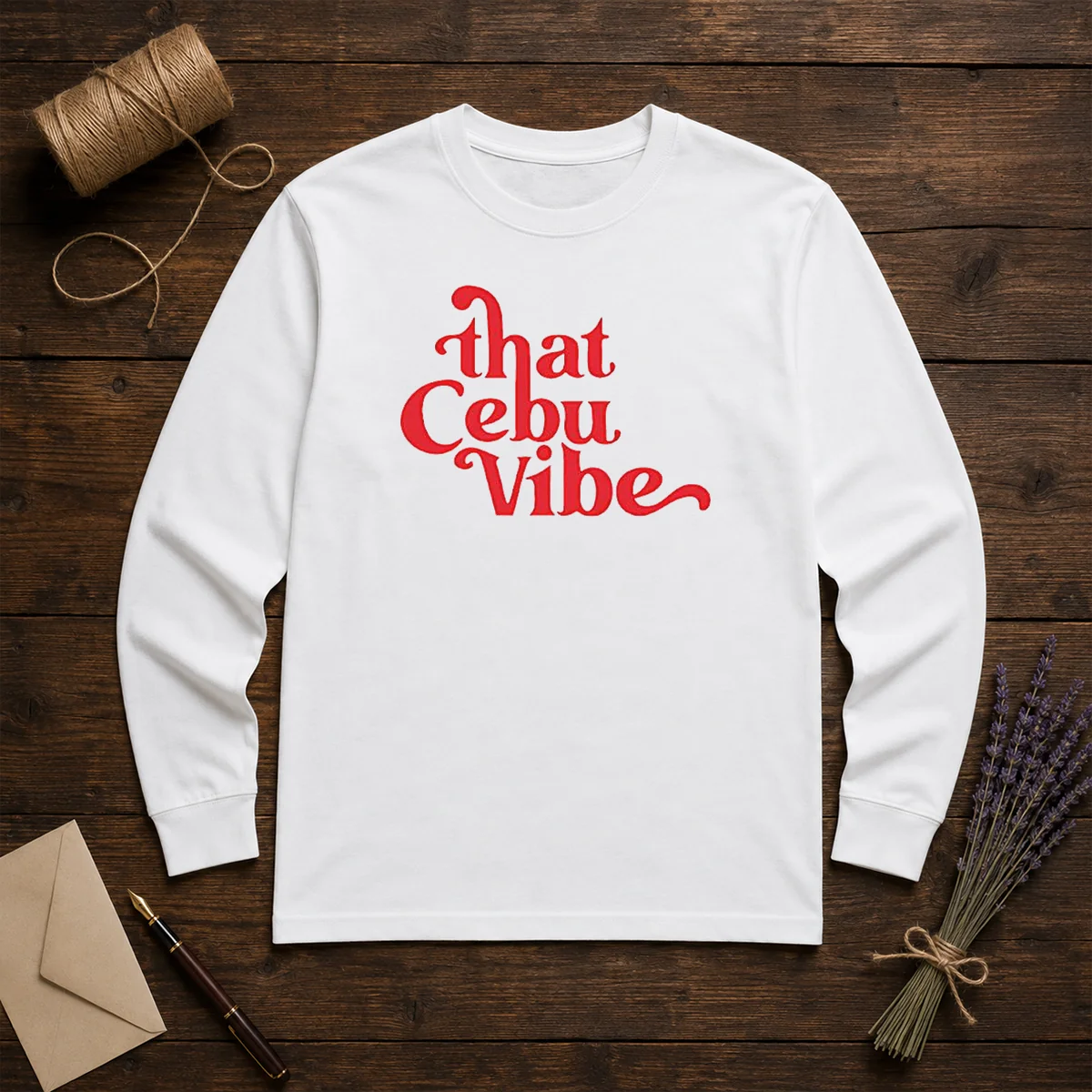 Hot That Cebu Vibe Long Sleeve Shirt