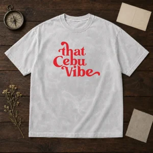 Hot That Cebu Vibe Washed T-Shirt