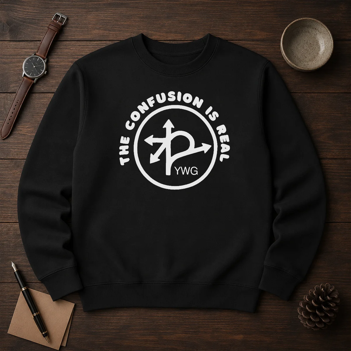 Hot The Confusion Is Real YWG Airport Travel Sweater