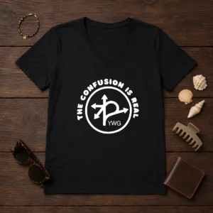 Hot The Confusion Is Real YWG Airport Travel V-Neck Shirt