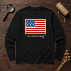 Hot Theodore Roosevelt We Must Dare To Be Great And We Must Realize That Greatness Long Sleeve Shirt