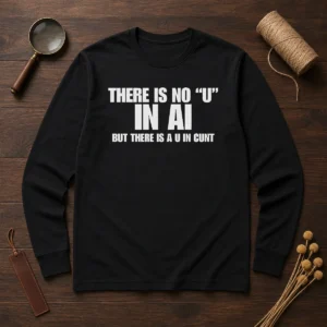 Hot There Is No U In AI But There Is A U In Cunt Long Sleeve Shirt