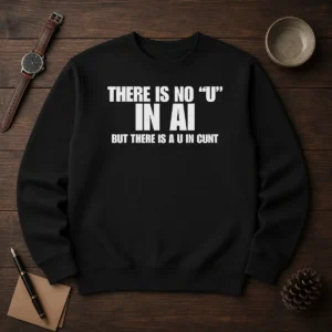 Hot There Is No U In AI But There Is A U In Cunt Sweater