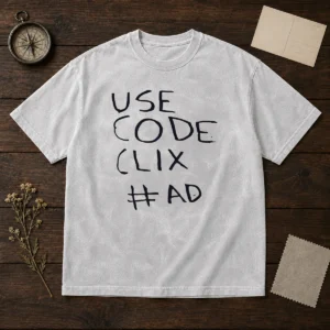 Hot Use Code Clix Washed T-Shirt