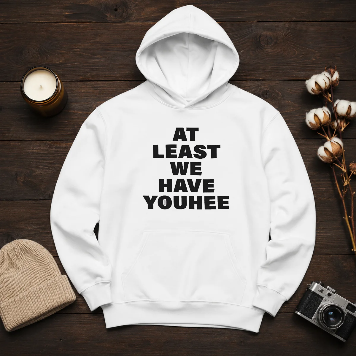 Hot Youhee At Least We Have Youhee Text Hoodie