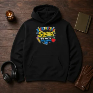 Nice Back To School Group Cartoon For Kids Hoodie