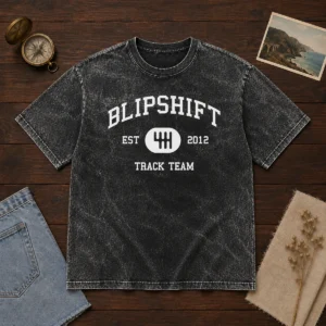 Nice Blipshift Track Team Est 2012 Washed T-Shirt