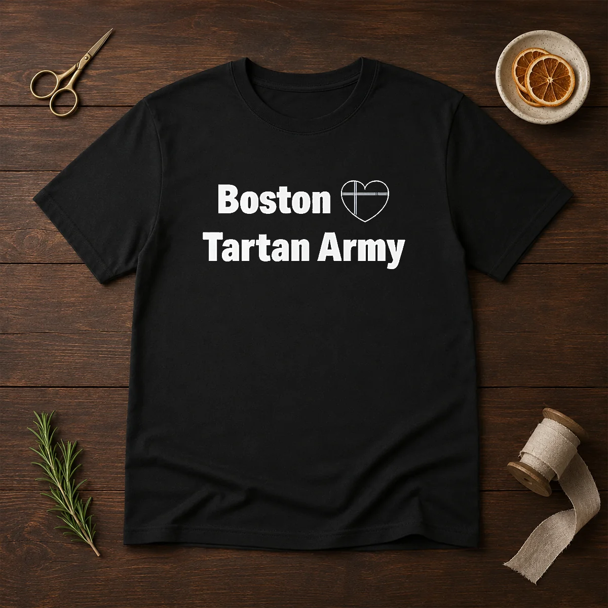 Nice Boston Tartan Army I Love Shirt Nice Boston Tartan Army I Love Shirt