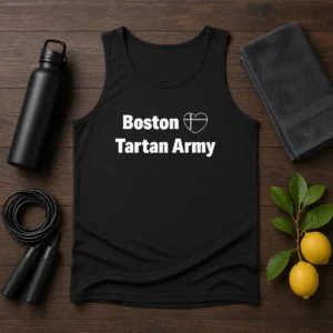 Nice Boston Tartan Army I Love Scotland Soccer National Team Supporters Tank Top