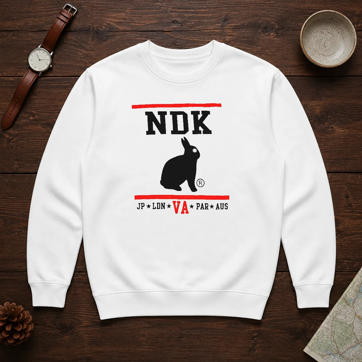 Nice NDK JP LDN VA PAR AUS Sweater