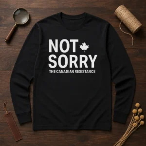 Nice Not Sorry The Canadian Resistance Canada Long Sleeve Shirt
