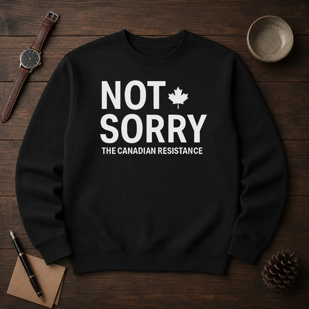 Nice Not Sorry The Canadian Resistance Canada Sweater
