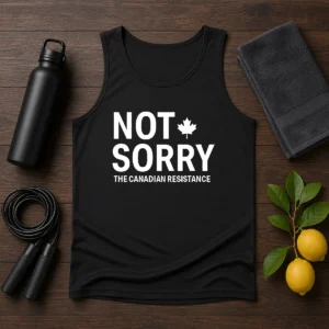 Nice Not Sorry The Canadian Resistance Canada Tank Top