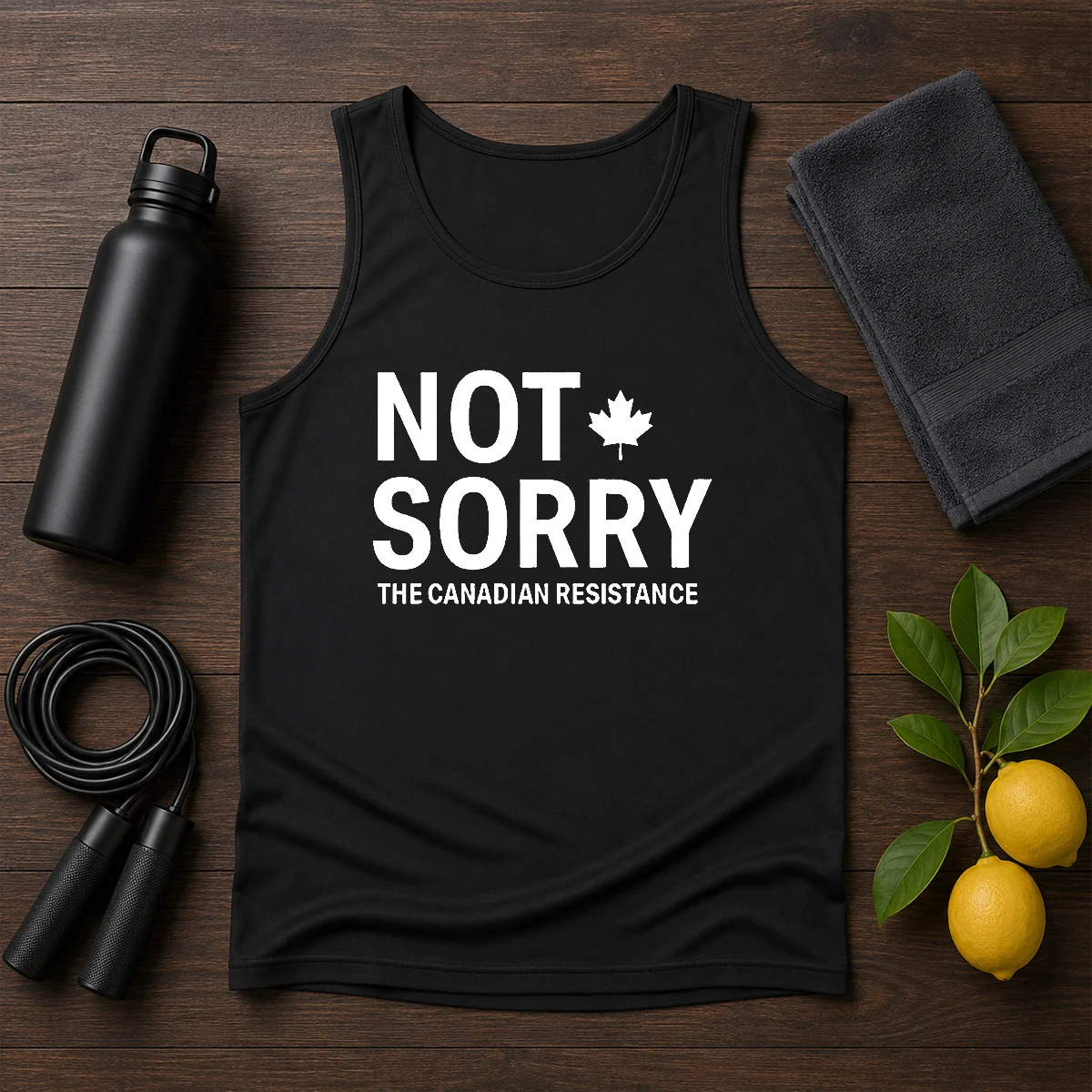 Nice Not Sorry The Canadian Resistance Canada Tank Top