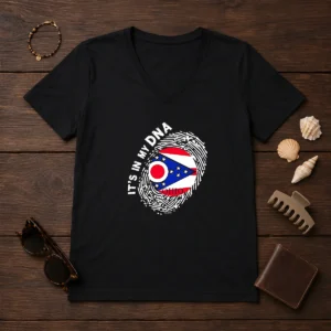 Nice Ohio It'S In My DNA V-Neck Shirt
