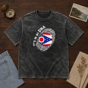 Nice Ohio It'S In My DNA Washed T-Shirt
