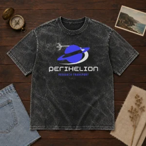 Nice Perihelion Research Transport Geek Washed T-Shirt