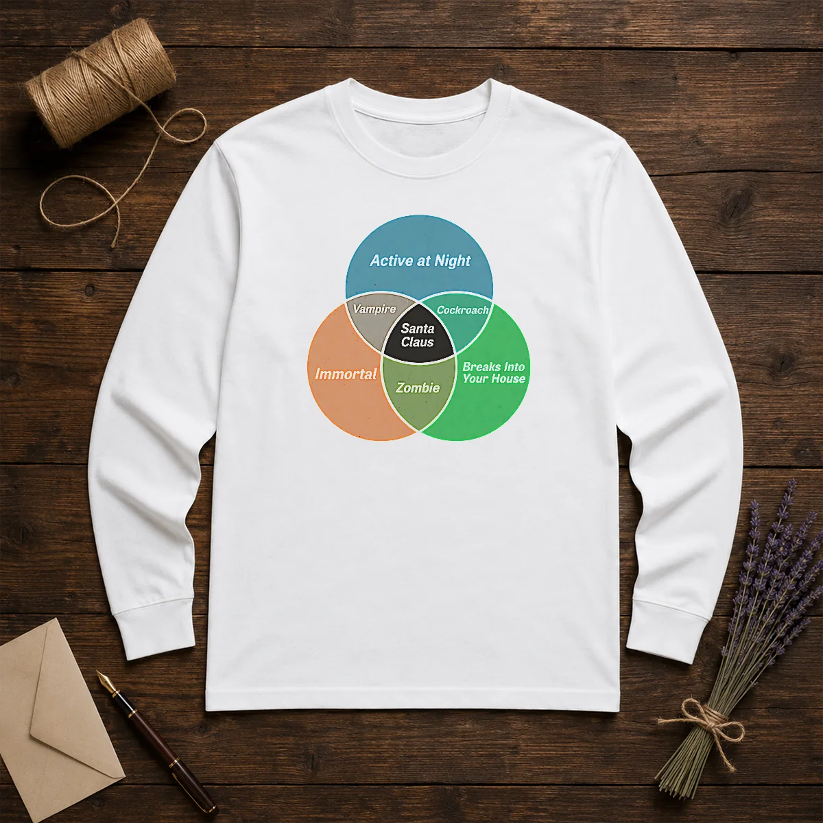 Nice Social Energy Venn Diagram Long Sleeve Shirt