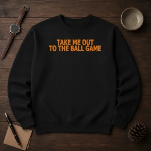 Nice Take Me Out To The Ball Game Baseball Stadium Sweater