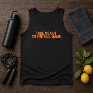 Nice Take Me Out To The Ball Game Baseball Stadium Tank Top