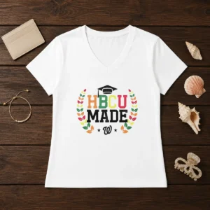 Nice Washington Nationals 2026 HBCU Made V-Neck Shirt