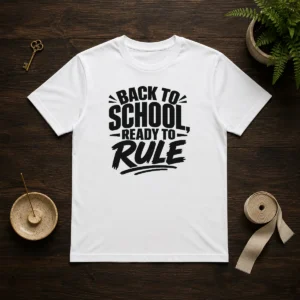 Official Back To School Ready To Rule Silhouette