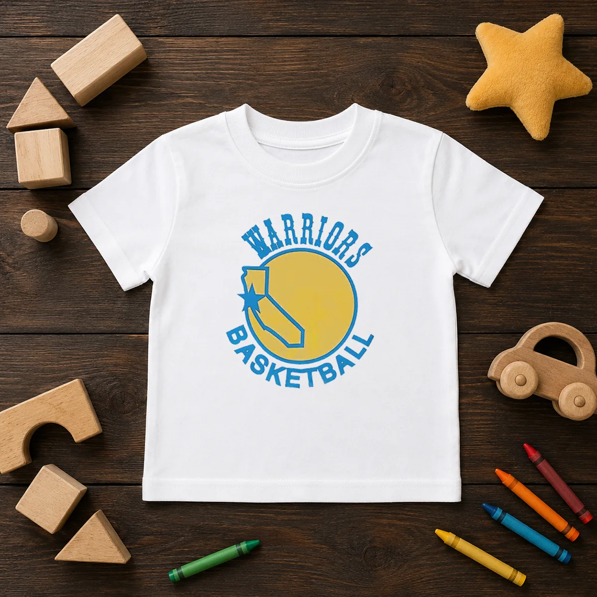 Official Golden State Warriors NBA Warriors Basketball Logo Kids T-Shirt