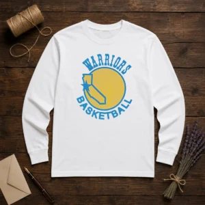 Official Golden State Warriors NBA Warriors Basketball Logo Long Sleeve Shirt