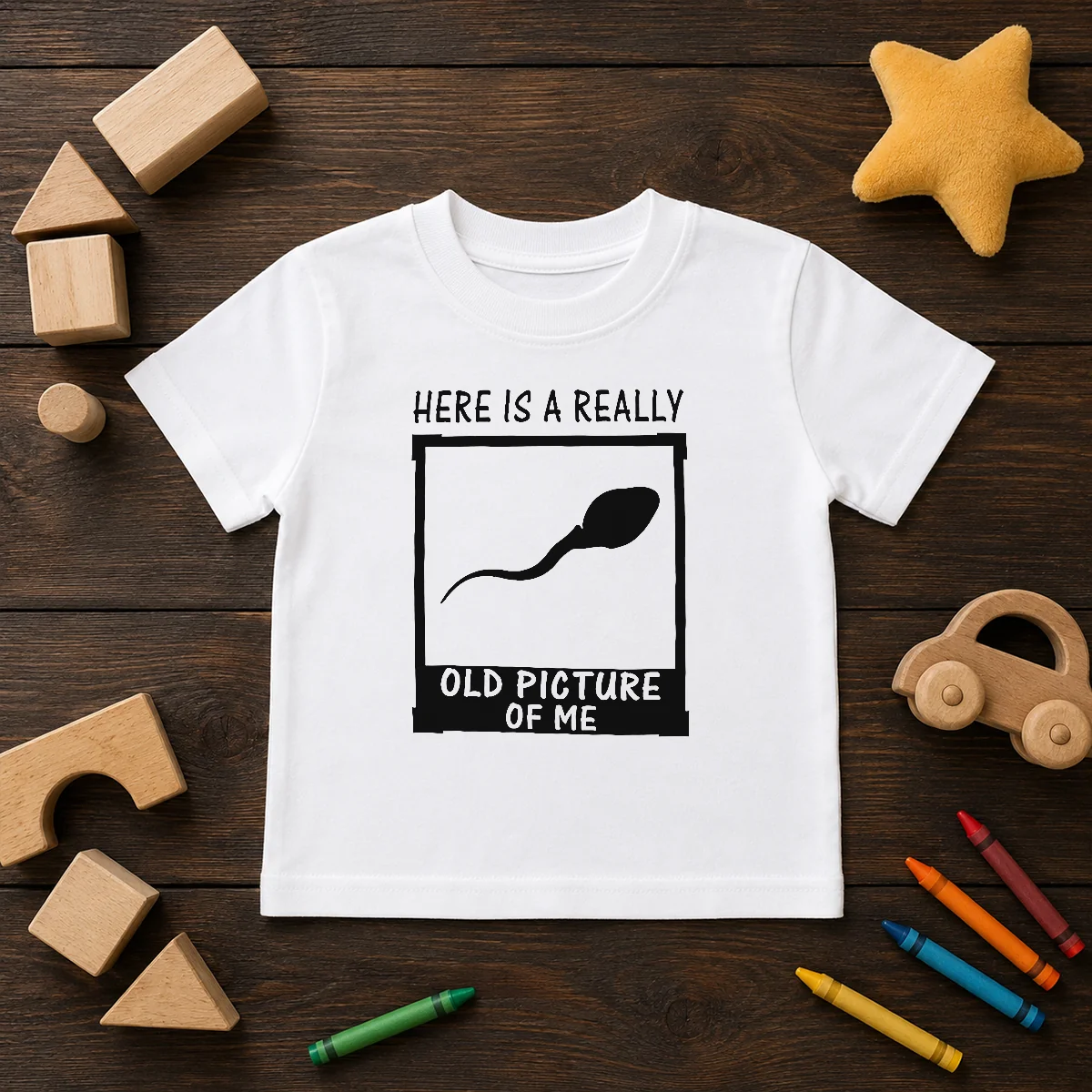 Official Here'S A Really Old Picture Of Me Kids T-Shirt