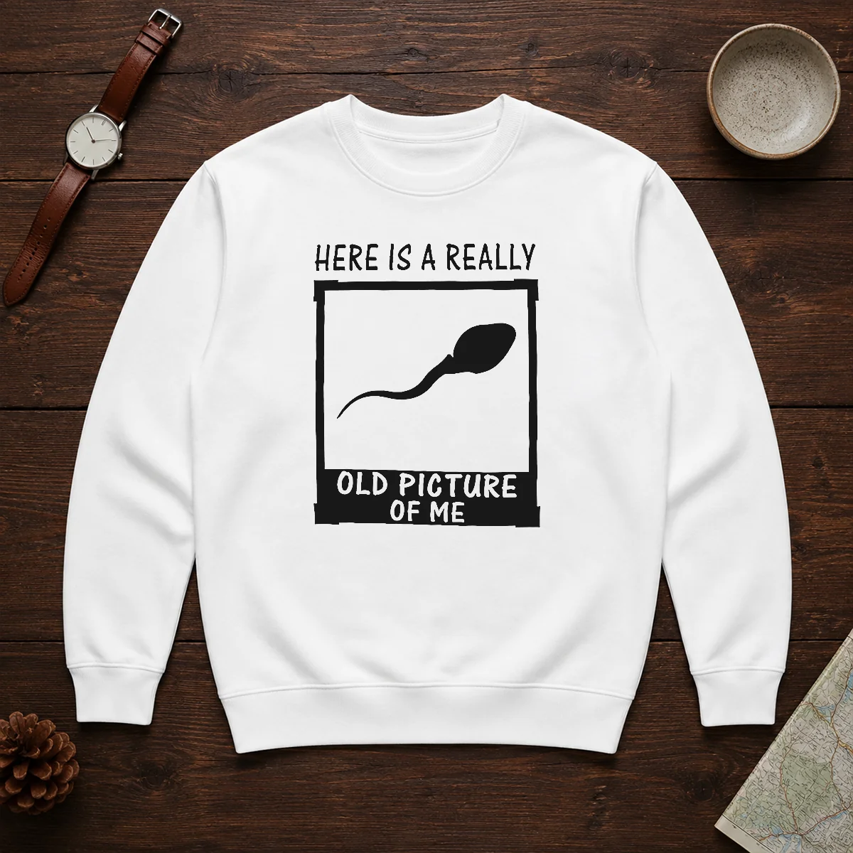 Official Here'S A Really Old Picture Of Me Sweater