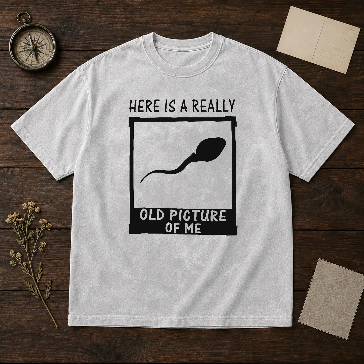 Official Here'S A Really Old Picture Of Me Washed T-Shirt
