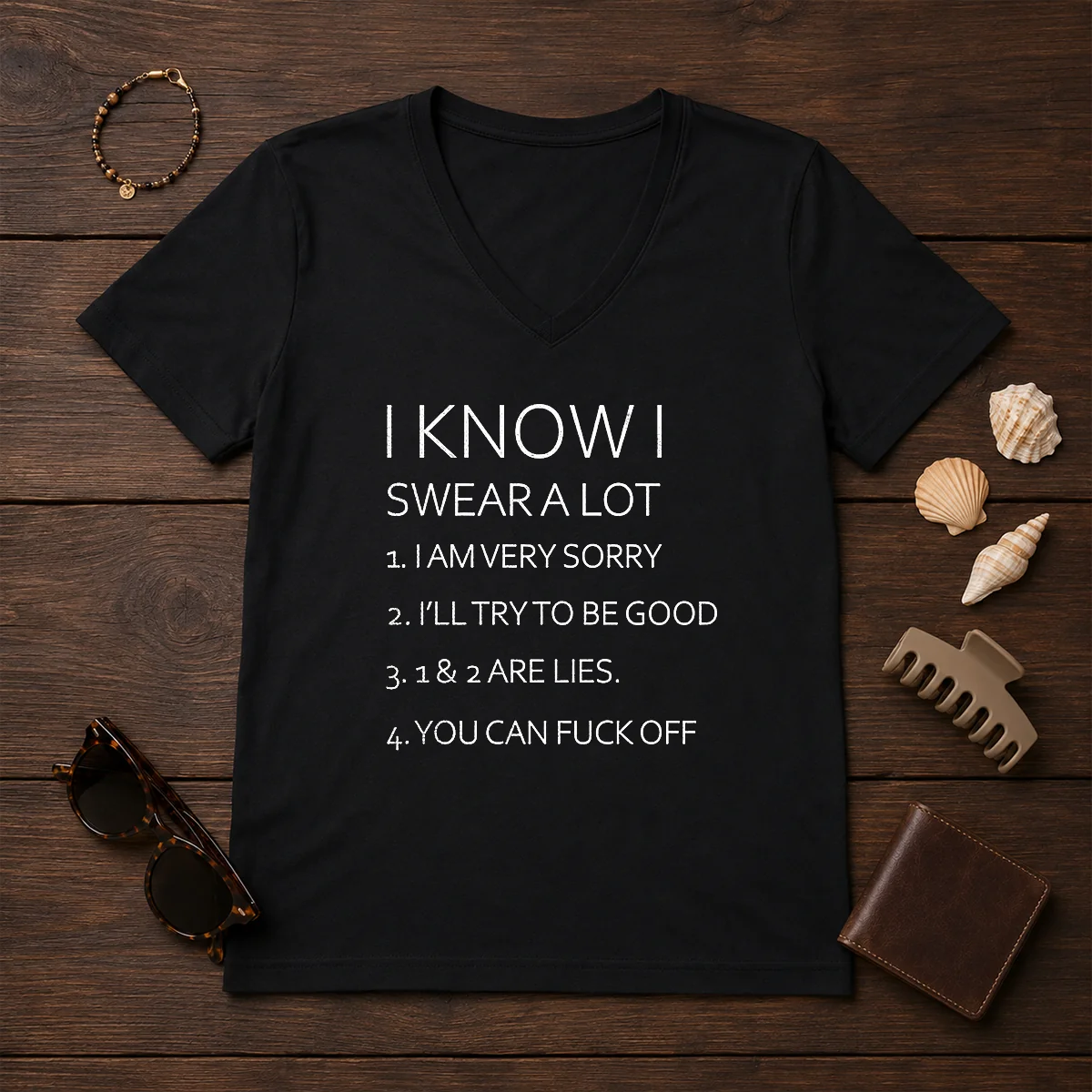 Official I Know I Swear A V-Neck Shirt Official I Know I Swear A V-Neck Shirt