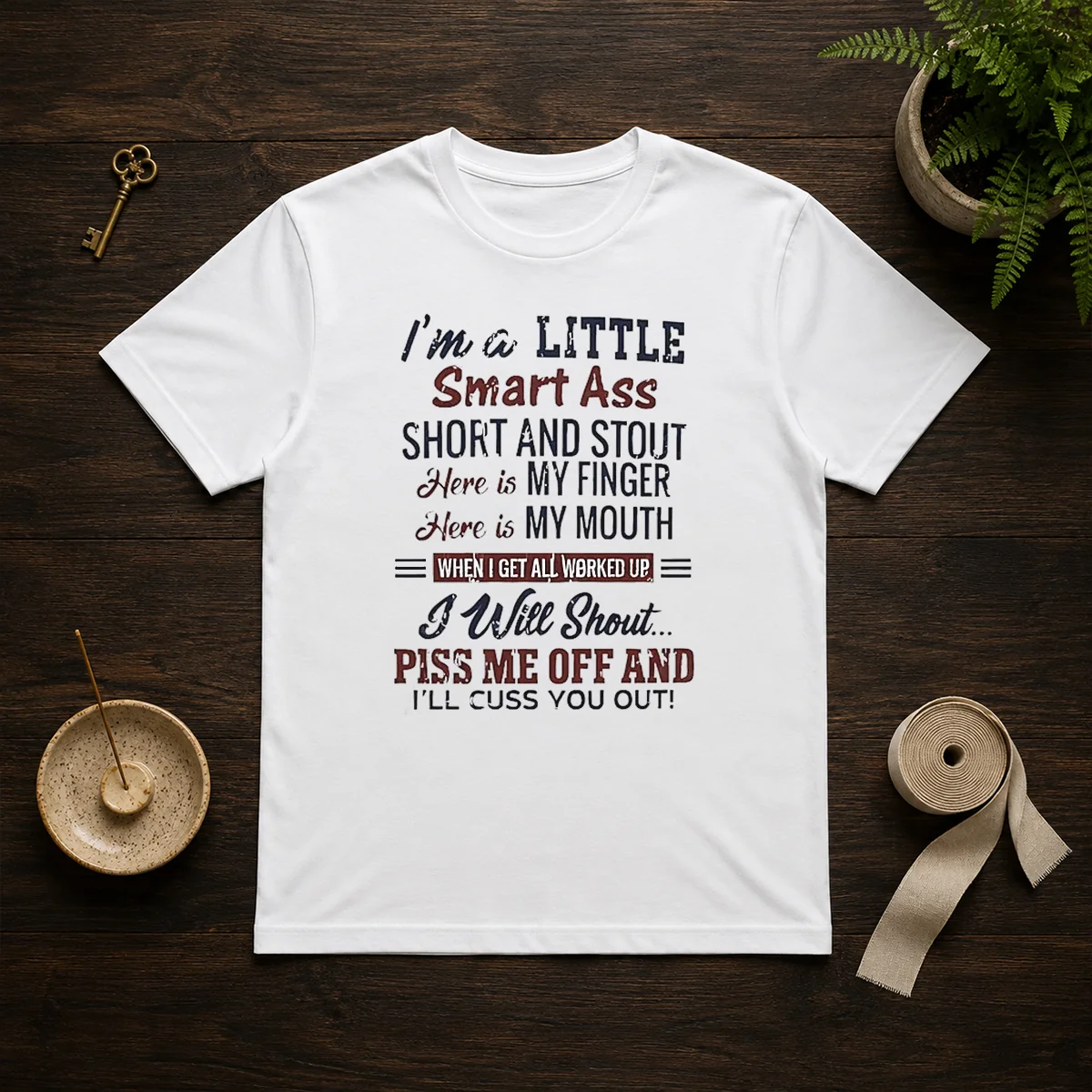Official I'M A Little Smart Ass Shirt Official I'M A Little Smart Ass Shirt