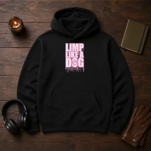 Official Limp Like A Dog Paw Print Hoodie