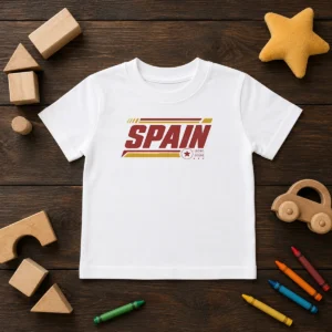 Official Spain 2010 2026 Retro Sports Spanish Football Kids T-Shirt