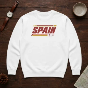 Official Spain 2010 2026 Retro Sports Spanish Football Sweater