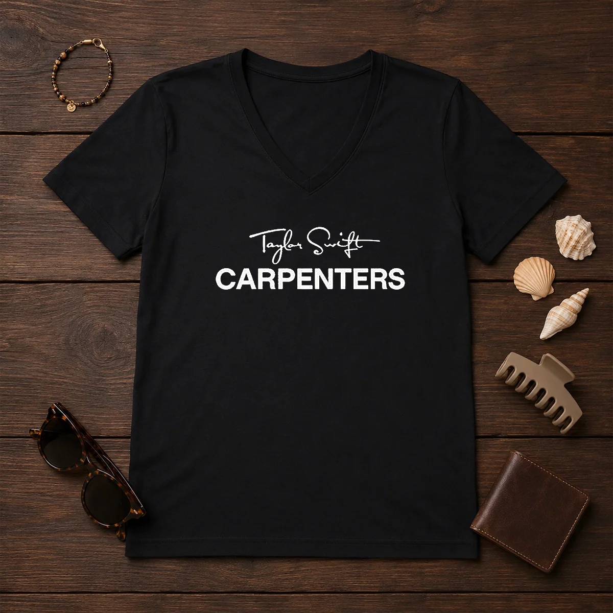 Official Taylor Carpenters V-Neck Shirt Official Taylor Carpenters V-Neck Shirt