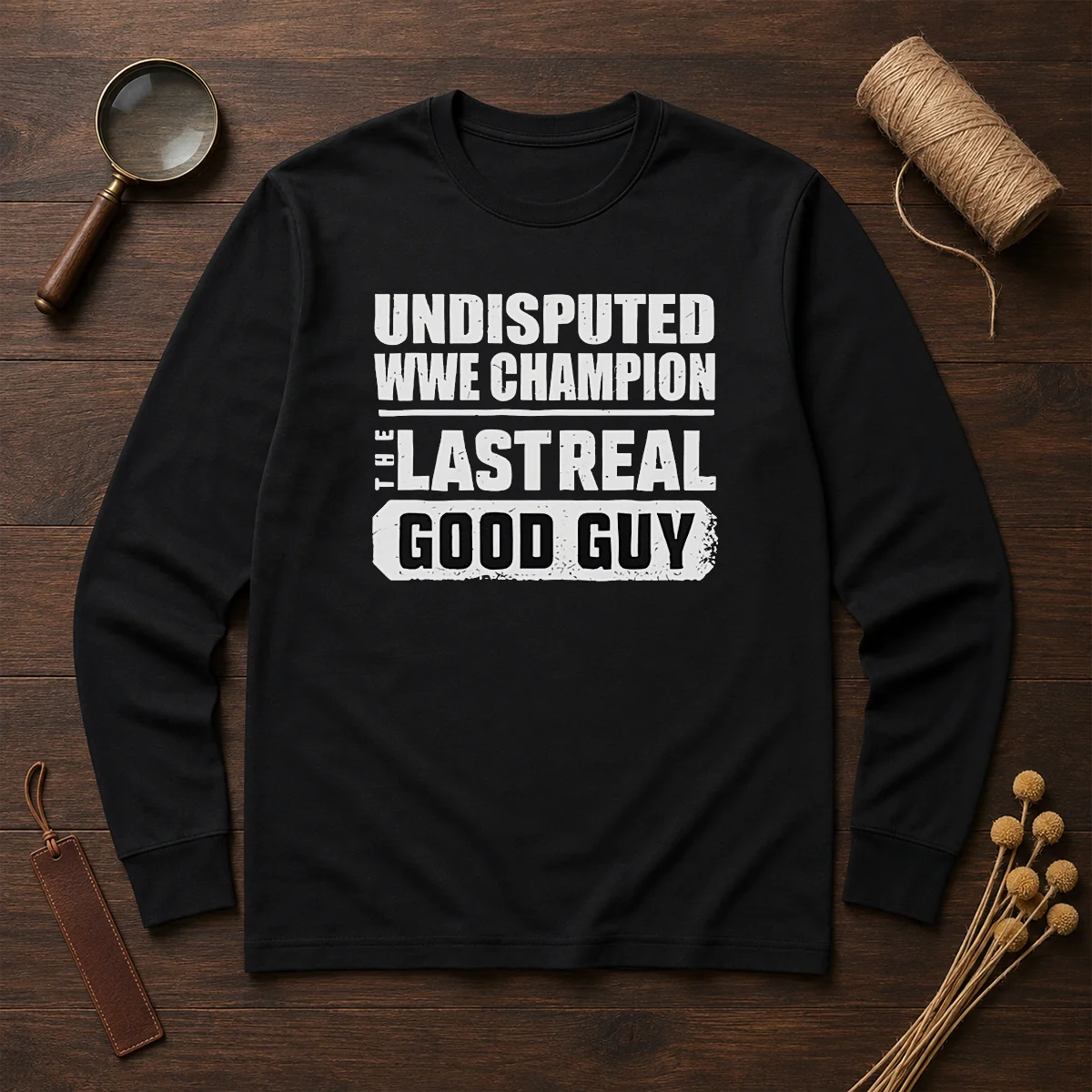 Official Undisputed WWE Champion The Last Real Good Guy Cody Rhodes Long Sleeve Shirt